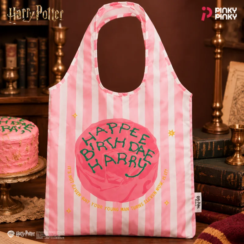 Pinky Harry Potter Shoulder Bag Foldable Handbag Shopping Bag for Daily Halloween Christmas Birthday Gift for Girls  Women