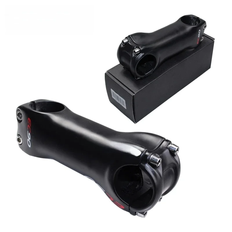 AliExpress NONE EC90 Carbon Fiber Bicycle Stem MTB/Road Bicycle Track Ultra Light Carbon Stem 10 Degrees 31.8 x 80-120mm Bicycle Components