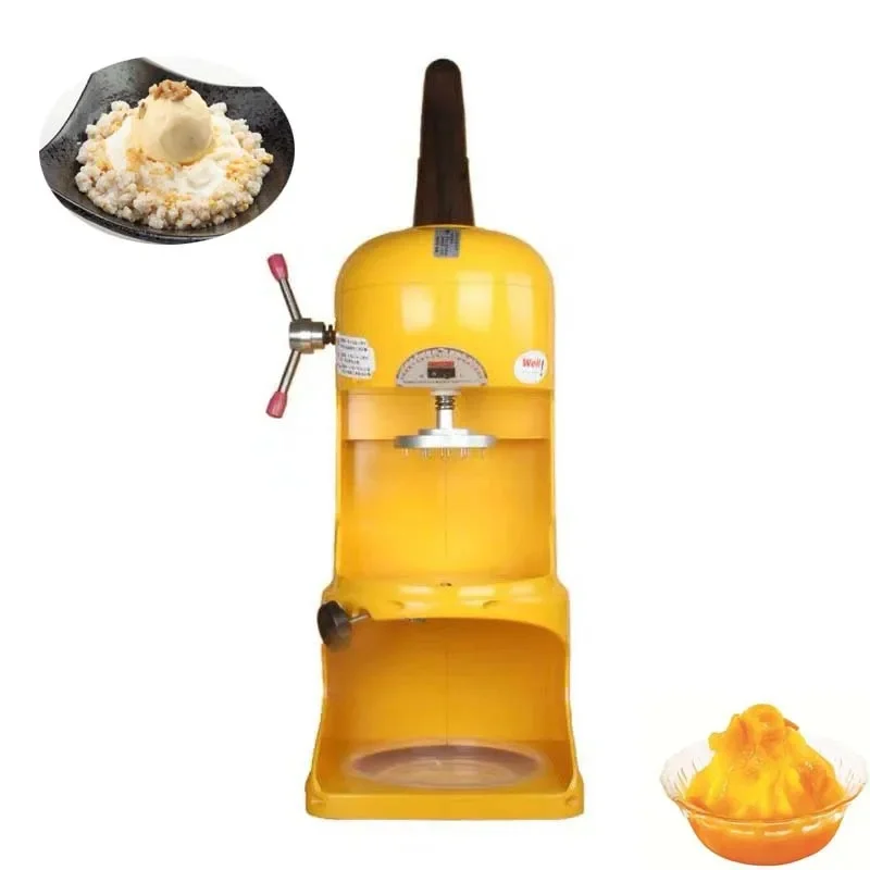 Electric Ice Shaver Crusher Snow Cone Maker Machine with Dual Stainless Steel Blades Shaved Ice Machine for Home and Commercial