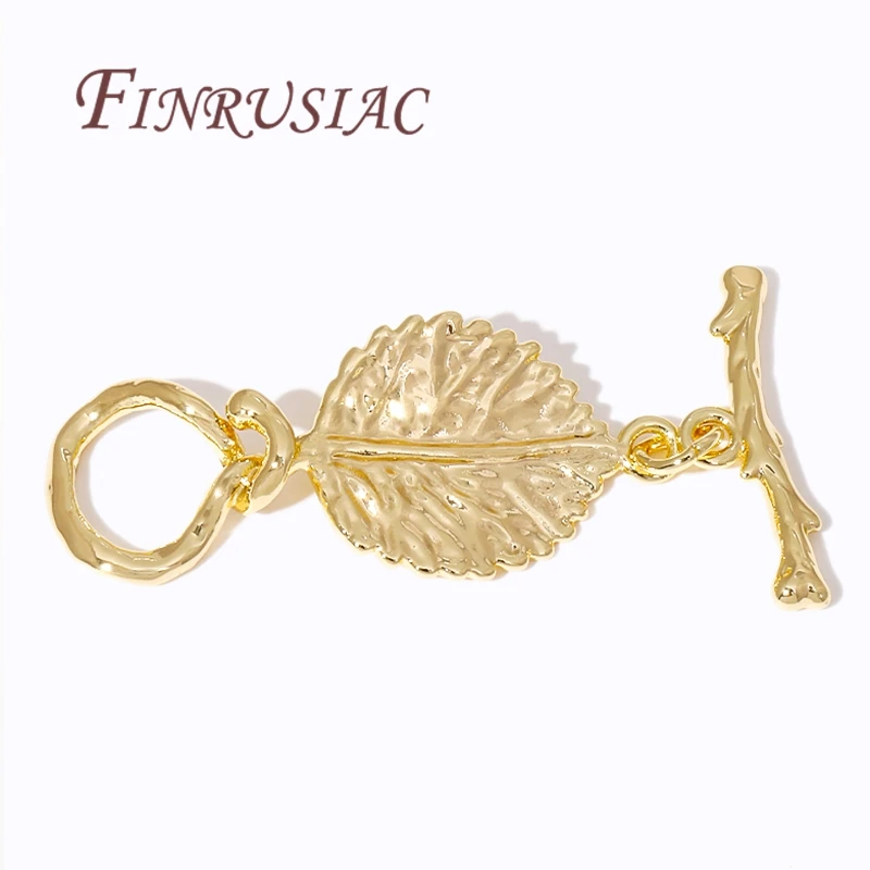 

2/4Pcs 18K Real Gold Plated Brass OT Clasps Toggle Clasp For Jewelry Making,High Quality Bracelets Clasps Connector Findings