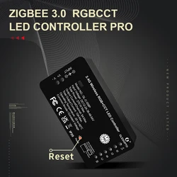 GLEDOPTO ZigBee 3,0 RGBCCT LED Streifen Controller Pro Reset-Taste Smart APP Stimme Steuer Arbeit mit Alexa SmartThings 2,4G RF Remote