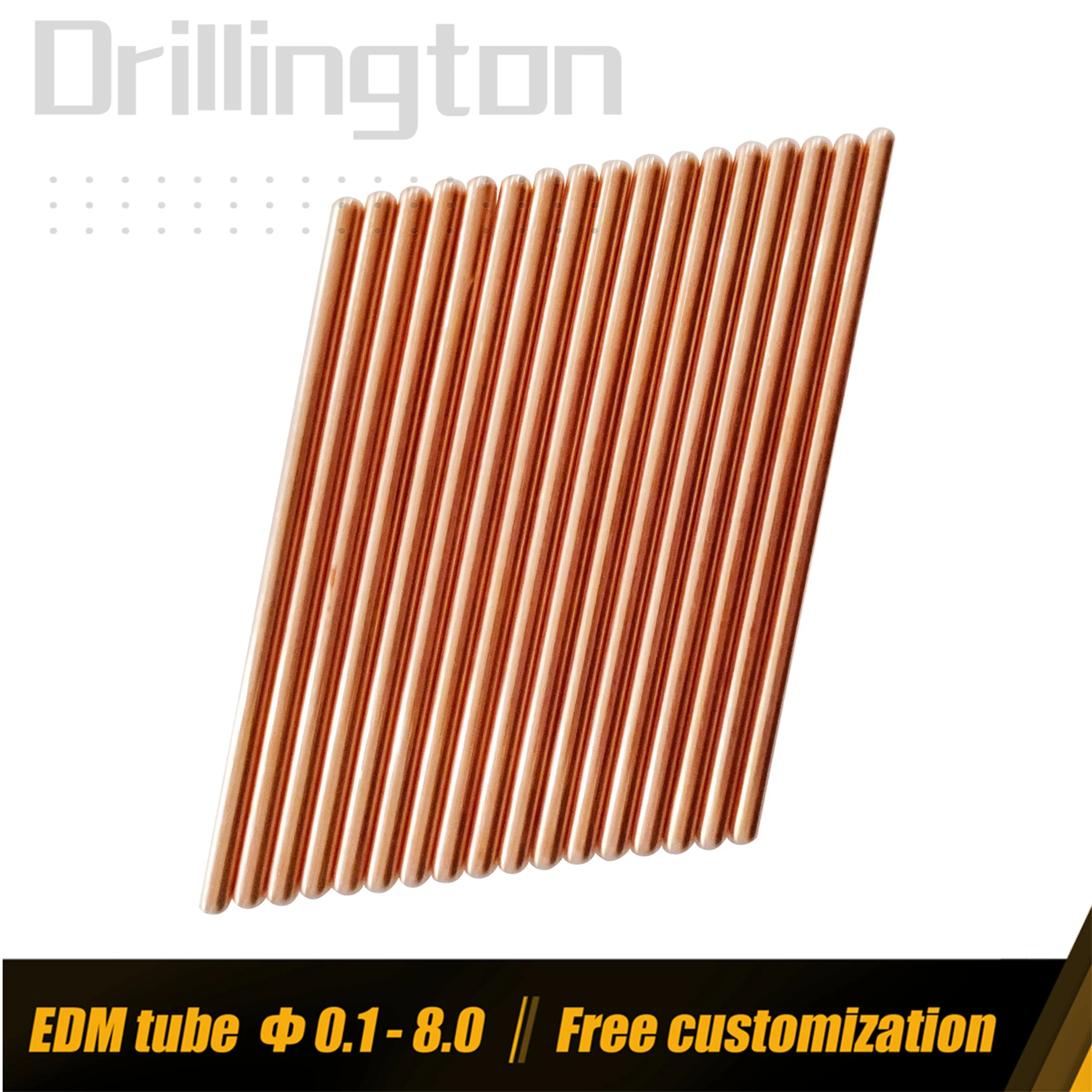 Imagem -06 - Drillington Custom Edm Eletrodo Tubo Multi Hole tipo Tapping Eletrodo Rod Plate Peça da Máquina Guia y i Web a b c d