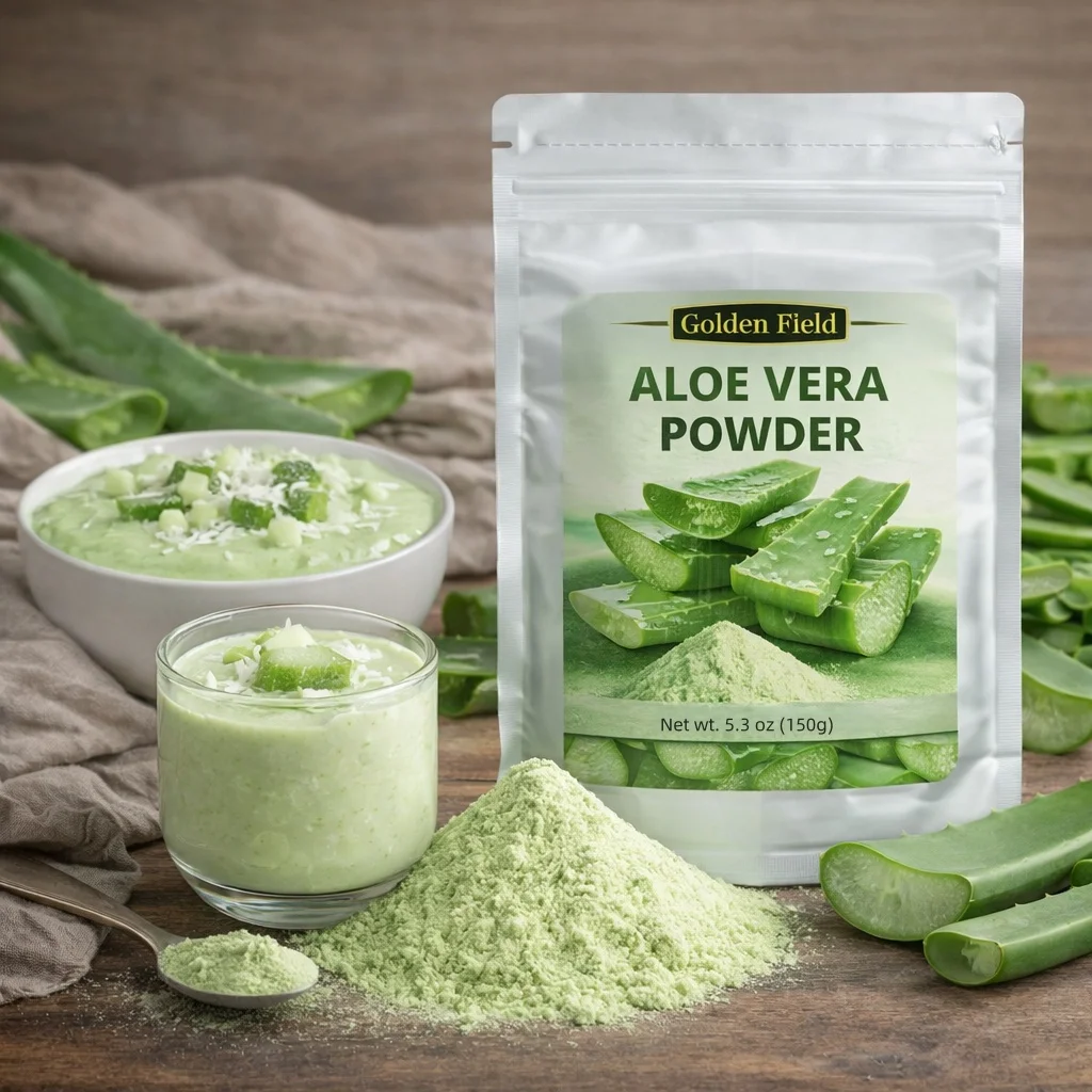 Aloe Vera Powder - Fruit Powder, 5.3oz (150g) - Clean Refreshing Taste for Smoothies, Yogurt, Baking - Fine Texture, Easy to Use
