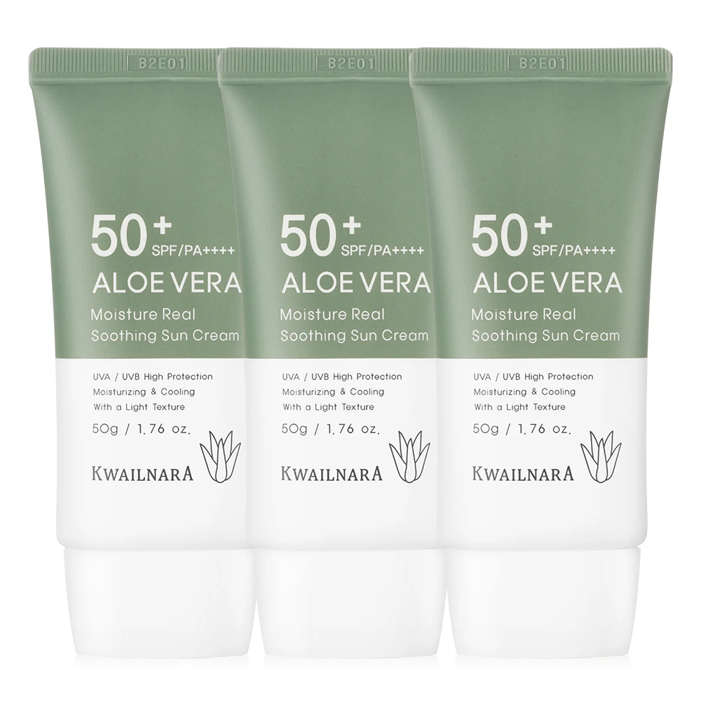 과일나라 알로에 선크림 50ml 1+1+1 / SPF50+PA++++ 자외선차단+미백+주름개선 기능성
