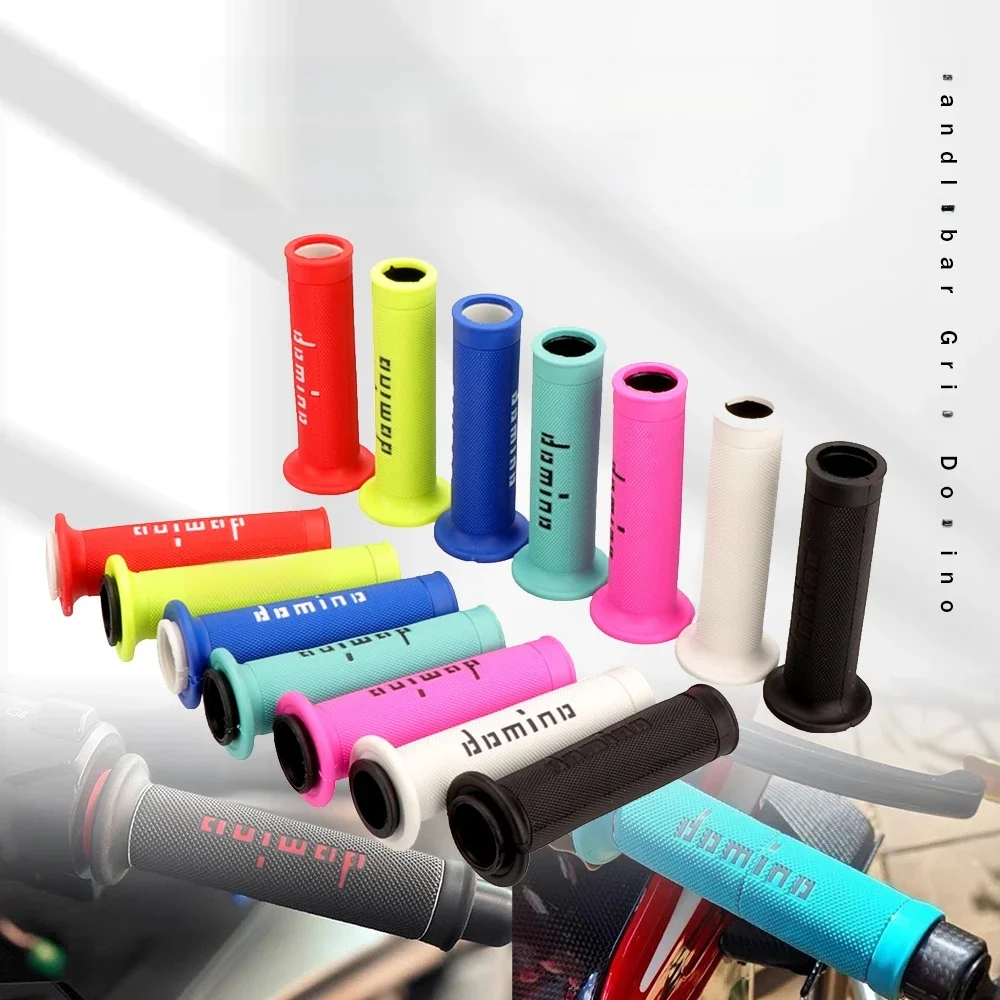 AliExpress NONE Motorcycle Universal Handle Grip 7/8 "22 24MM Handlebar Grip Domino ATV Dirt Pit Bike Racing Motocross GEL Rubber Brake Grips