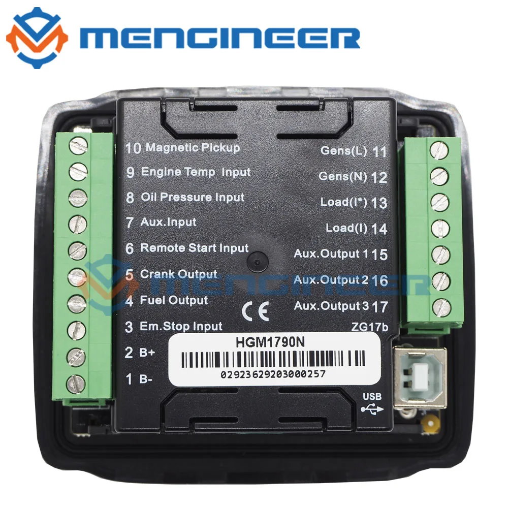 Smartgen HGM1790N Genset Controller Single Unit Automation and Monitoring Control