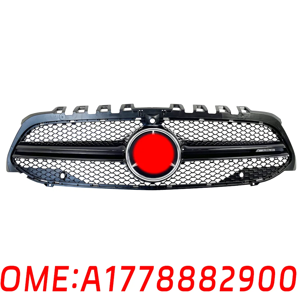 

for Mercedes Benz grills A1778882900 car front bumper grille Grille mesh W177 A35 AMG 4MATIC Middle grid base car auto parts