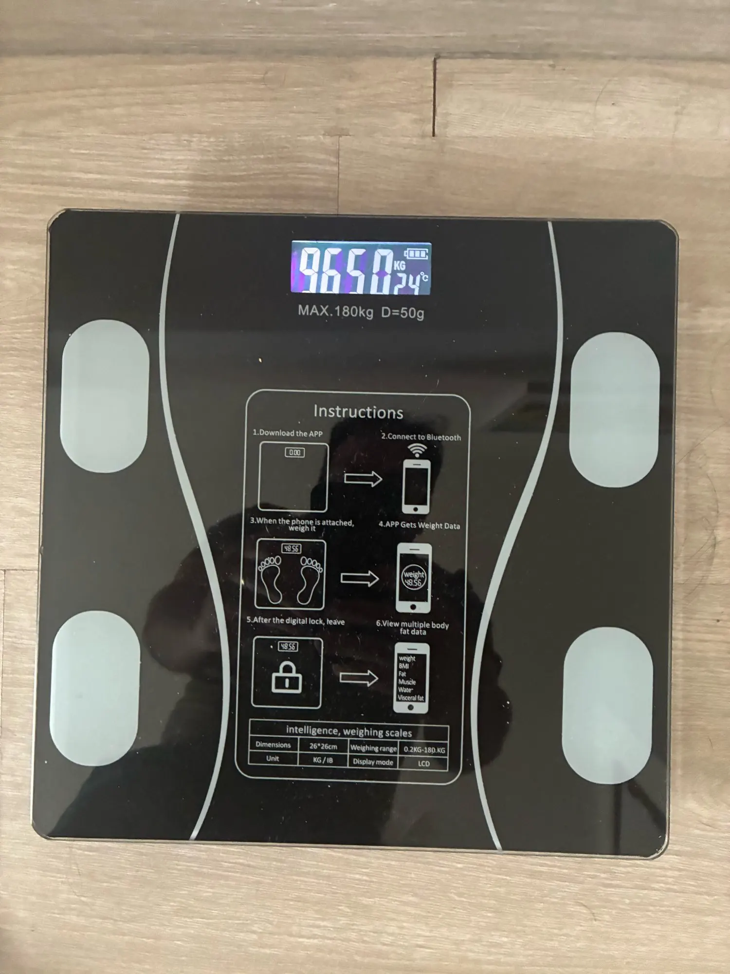 USB Intelligent Precise Body Fat Scale Small Electronic Weighing Scale Home Digital Scale Accurate Body Weight Fat Measurement