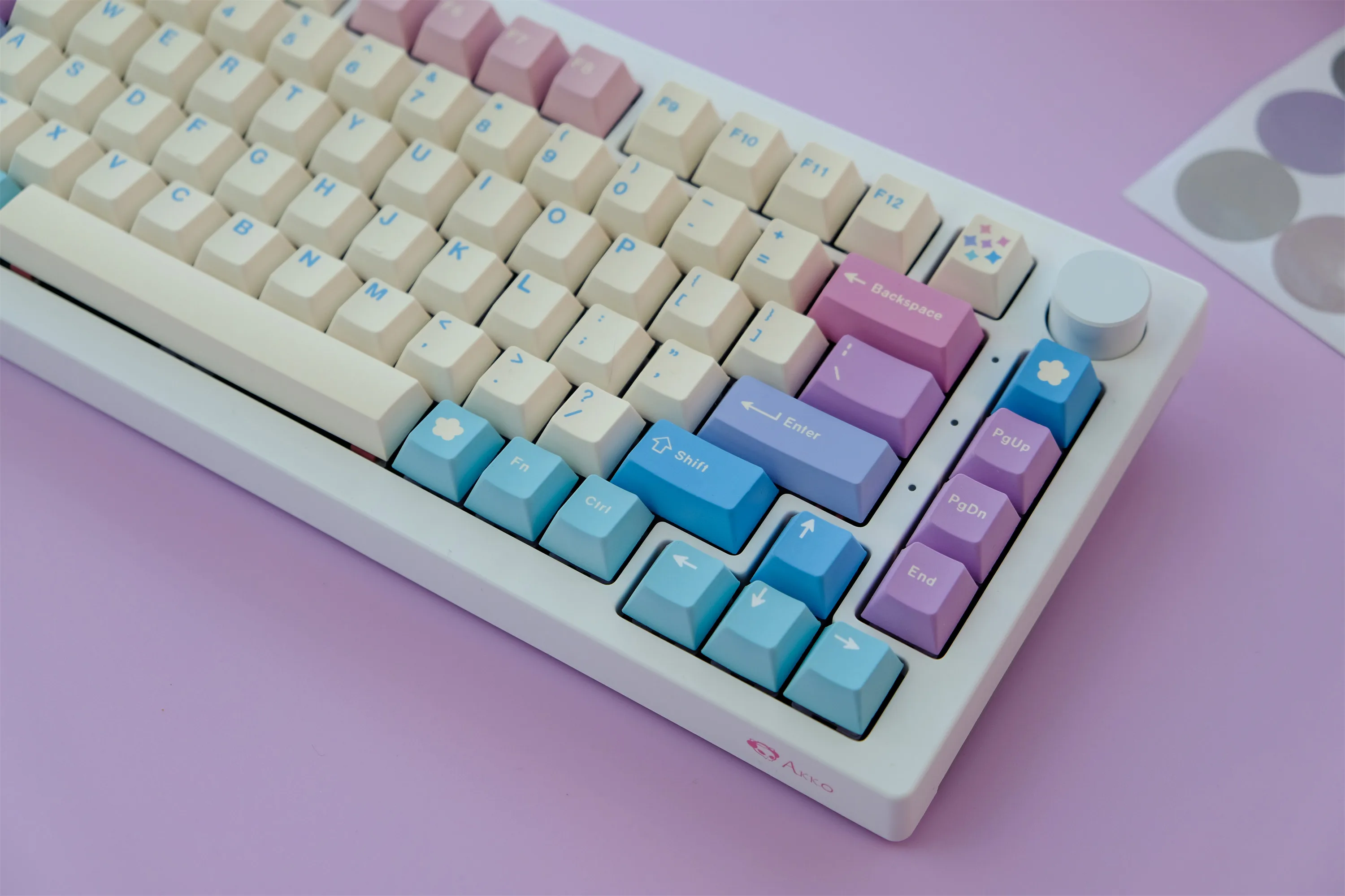 GMK Hoàng Hôn Keycap, 129 Phím Keycaps PBT Anh Đào Hồ Sơ Nhuộm-Tiểu Cá Tính GMK Keycaps Cho Bàn Phím Cơ