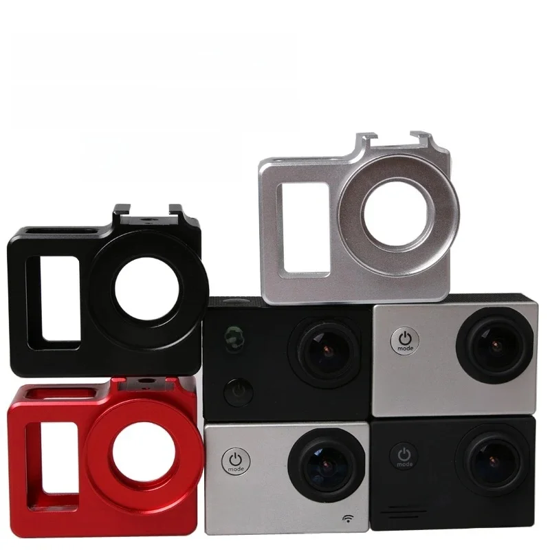 C30 Aluminiowa klatka ochronna Obudowa Pokrowiec Torba Metalowa rama + filtr UV do SJCAM SJ4000 SJ5000 H9 H9R Sj9000 SOOCOO C3 Clownfish — zdjęcie 2