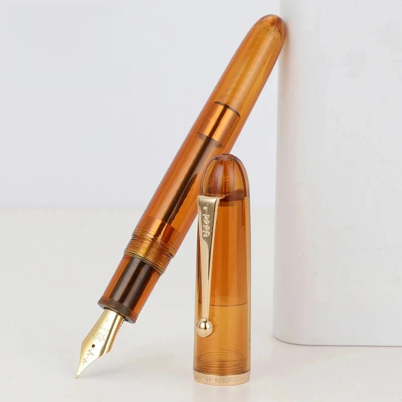 Pióro wieczne Jinhao 9016, akrylowe, przezroczyste, obrotowe, eleganckie długopisy M/F/EF, bardzo cienka stalówka, artykuły papiernicze, pisanie, artykuły szkolne — zdjęcie produktu 7