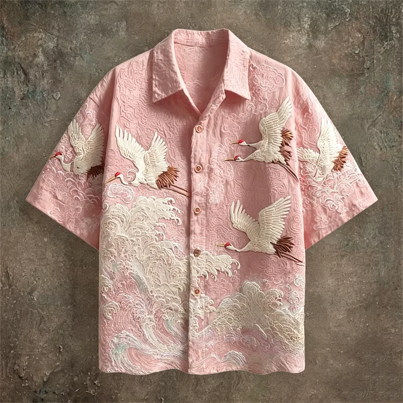 Men's Tribal Patterns Short-Sleeve Shirt