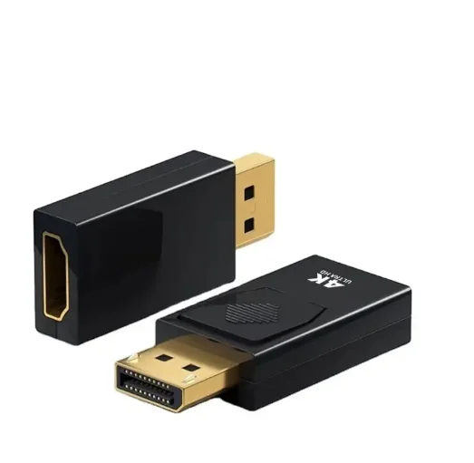 4K x 2K High Resolution Quality HDMI DisplayPort UHD Converter Adapter Support 4K X 2K Video Maximize Visual Experience