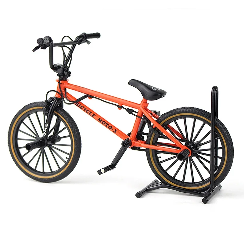 AliExpress YJLETOY 1:8 Mini Model Alloy Bicycle Diecast Decoration Mountain Finger Orange Metal Bike Simulation Collection Gifts Toys for boys