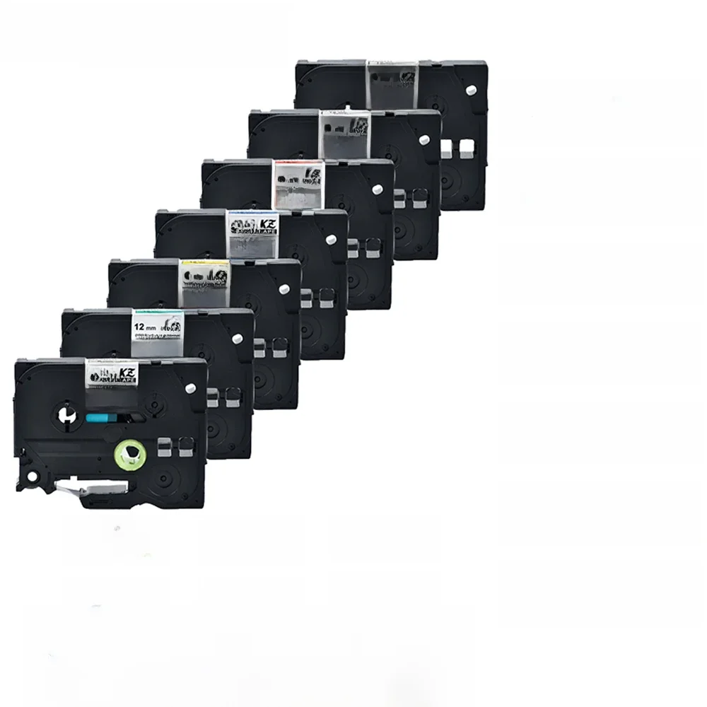 Ruban adhésif fort Compatible tze-S231 S221 S241 S251 S631 S131, 6-24MM, pour Brother PTH110 PTE550W