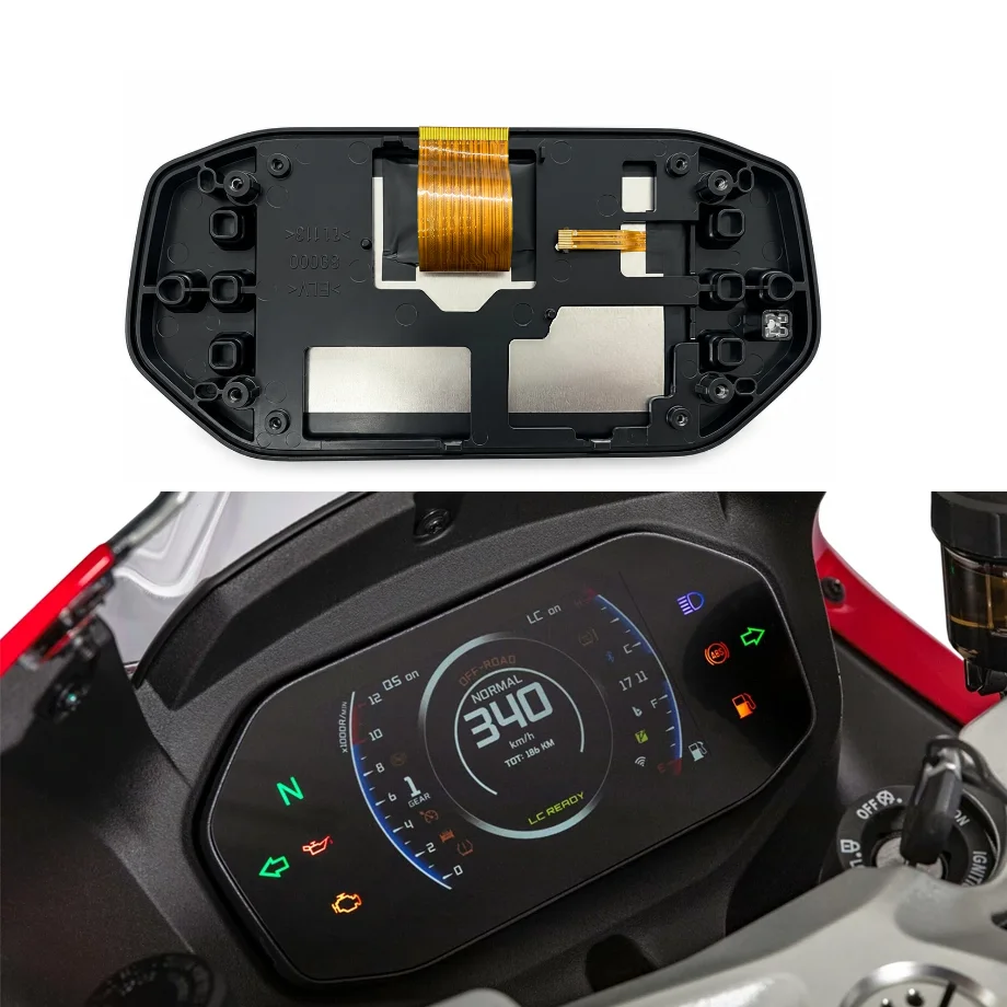 QJ600GS-3D LCD Display Panel For QJMOTOR SRK600RC 600 SRK600 2022 Motorcycle Dashboard Instrument Cluster Screen Replacement