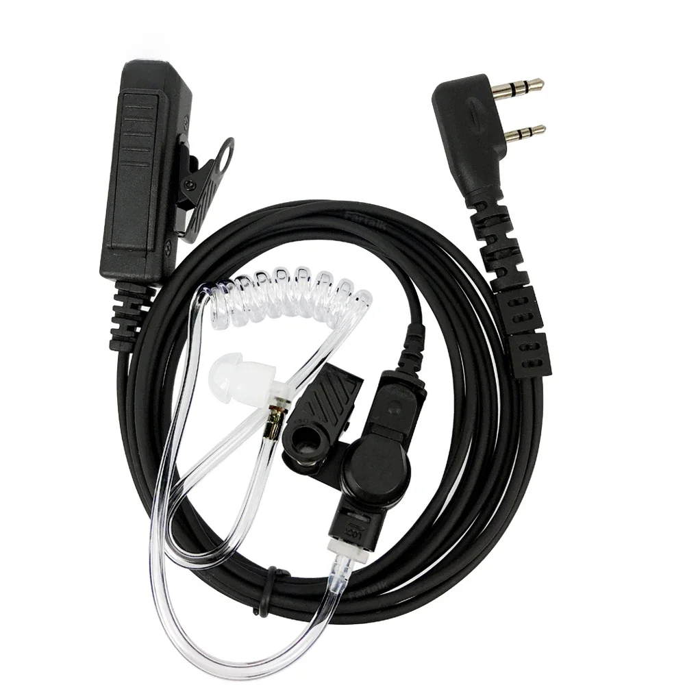 Tubo acústico fone de ouvido microfone para baofeng UV-5R BF-888S UV-10R kenwood tk3207 puxing