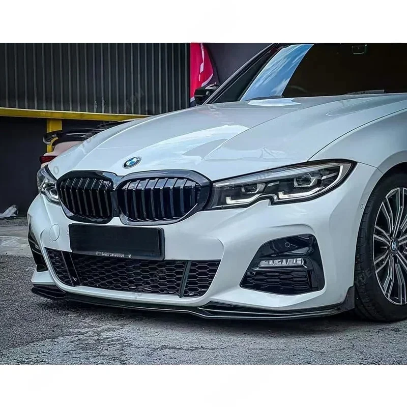 Voor BMW G20 G21 3-serie Pre Facelift 2019-2022 BMW M340i 318i 320i M-Sport Auto Voorbumper Lip Cap Spoiler Front Guard Covers - afbeelding 2