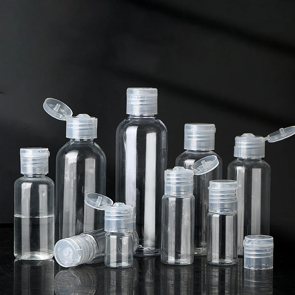 Groothandel 5 ml-120 ml hervulbare transparante lege fles plastic draagbare fles reiscontainer hervulbare cosmeticacontainer