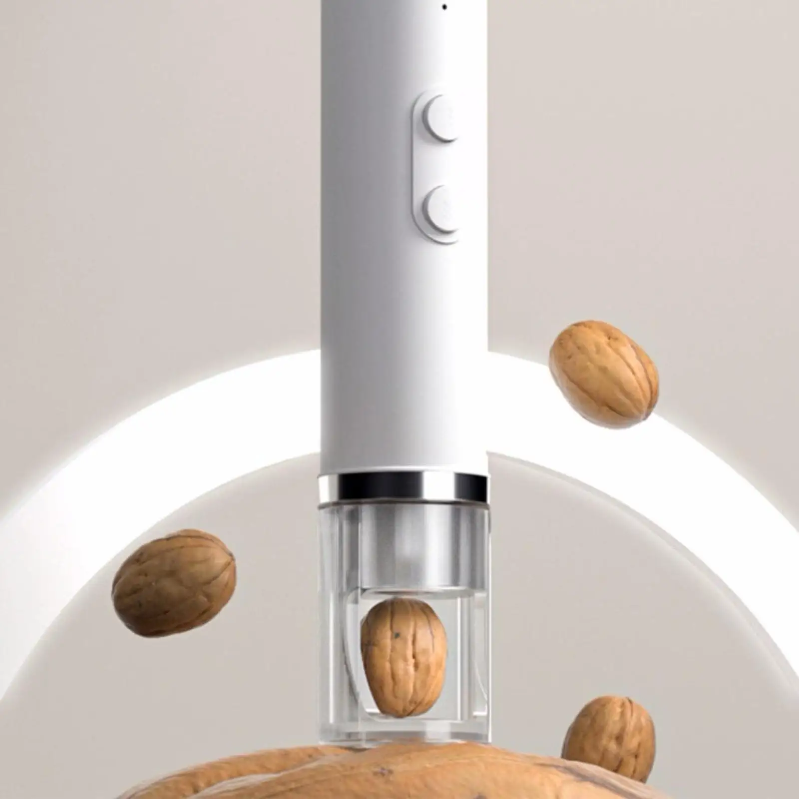 Picture 3: Portable Automatic Shell Remover Nutcracker Walnut Cracker Multipurpose Electric Nutcracker for Pine Nuts Pecans Almonds