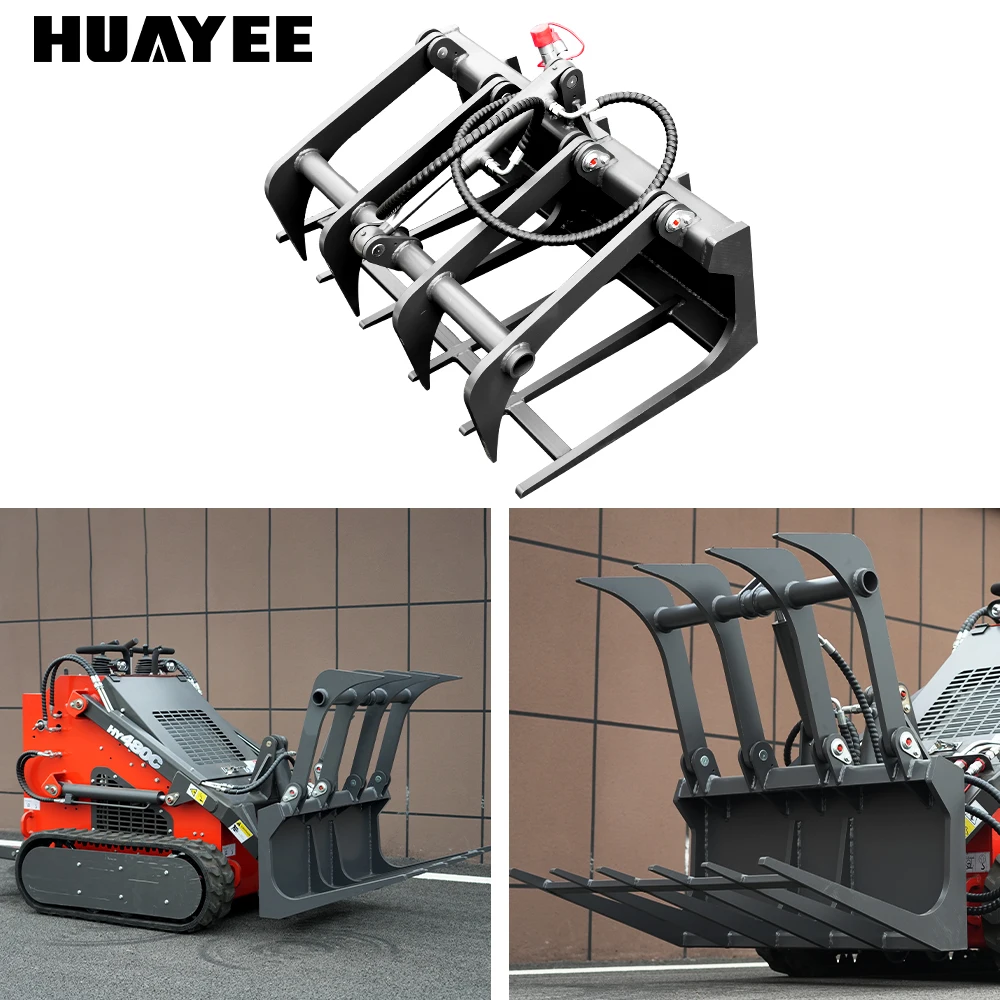 Skid steer loader accessories - grapple hooks, timber grapple hooks, easily cope with complex working conditions