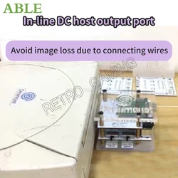 Dreamcast Game Console High Resolution HDMI VGA BOX Low Resolution RGBS Output DC In-Line Output Switching Signal Converter