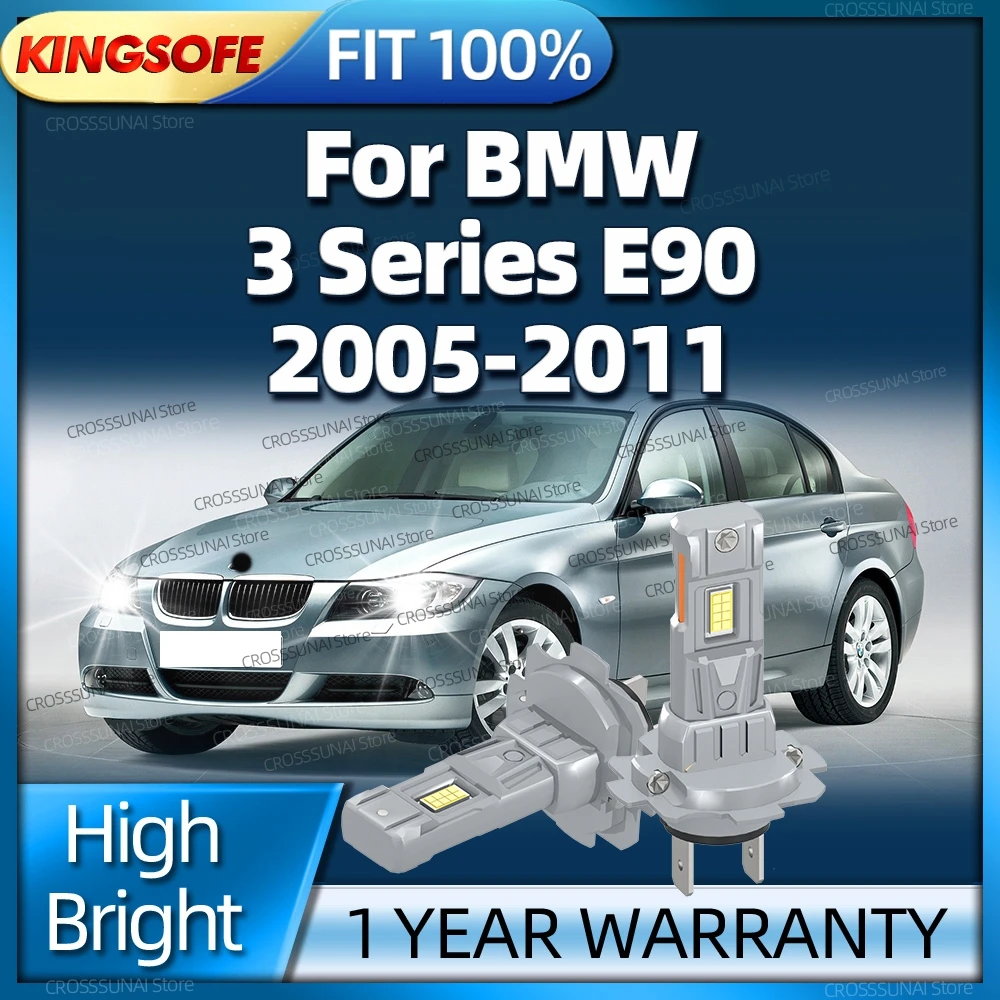 

2/4 шт. 180 Вт светодиодные фары, автомобильная лампа для BMW 3 серии E90 2005 2006 2007 2008 2009 2010 2011 Plug and Play