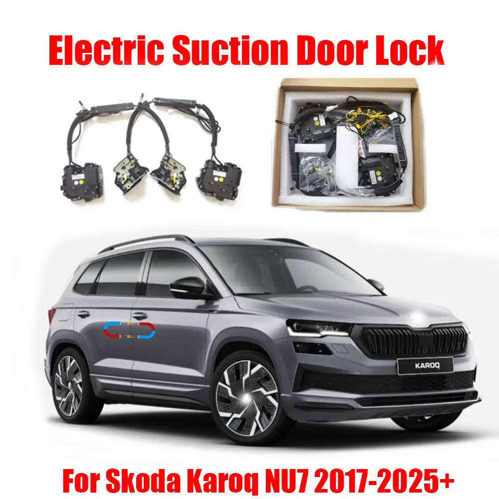 

For Skoda Karoq NU7 2017-2025+ Car Electric Suction Door Power-assisted Closing Door Soft-close Function