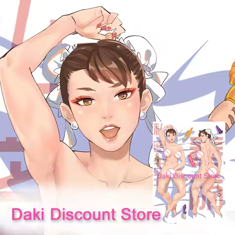 Dakimakura Chun Li Anime Double Sided Print Life Size Body Pillow Cover Pillowcase