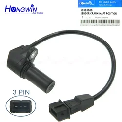 96325868 Crankshaft Position Sensor & Plug For Chevrolet Aveo Kalos Lacetti Matiz Nubira Spark Daewoo Tico 25198944 89933123