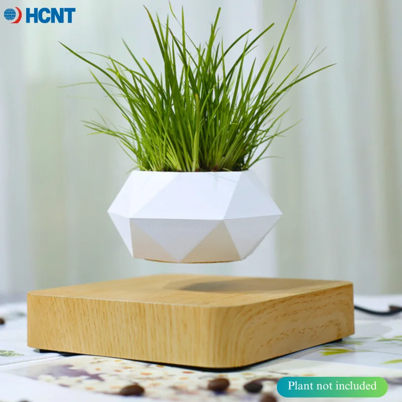 

Levitating Air Bonsai Pot Rotation Flower Pot Planters Magnetic Levitation Suspension Floating Pot Potted Plant Home Desk Decor