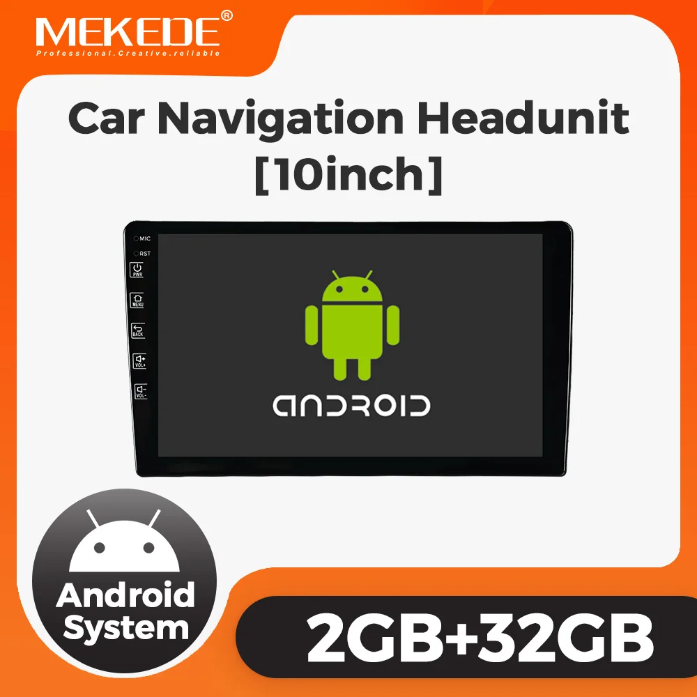 

MEKEDE Intelligent car audio system Multimedia Video Playe GPS Navigation audio stereo All-in-one For Navigation Headunit 10inch