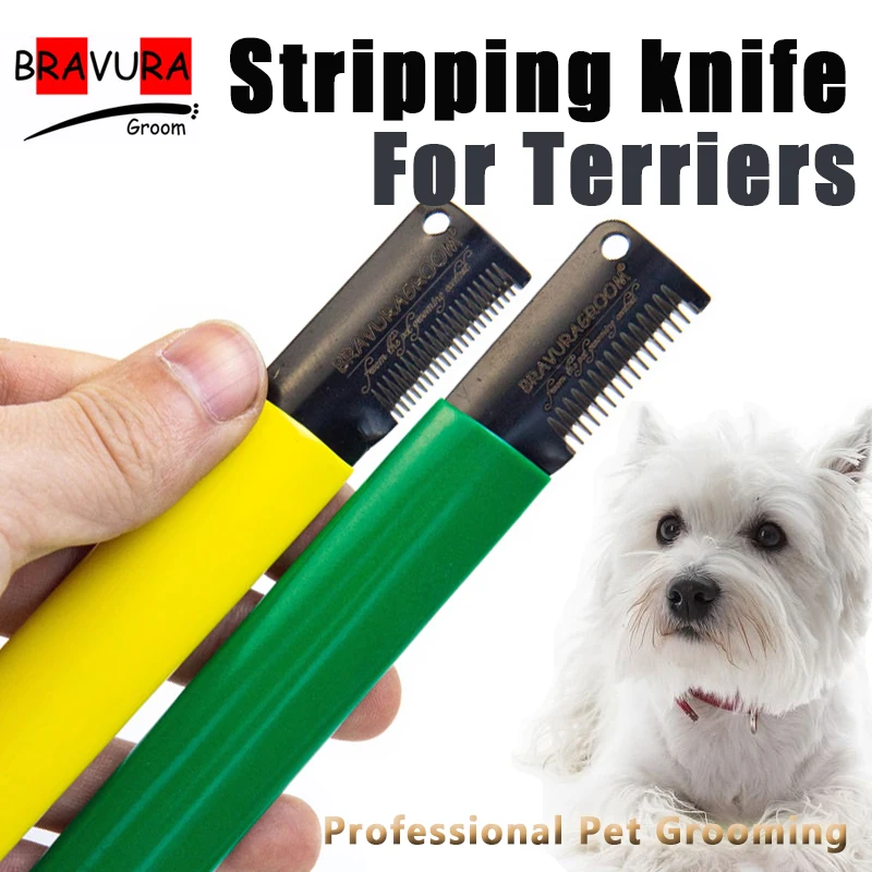 Coltello spelafili coltello spiumatura per terrier competizione/negozio/Grooming professionale per animali domestici