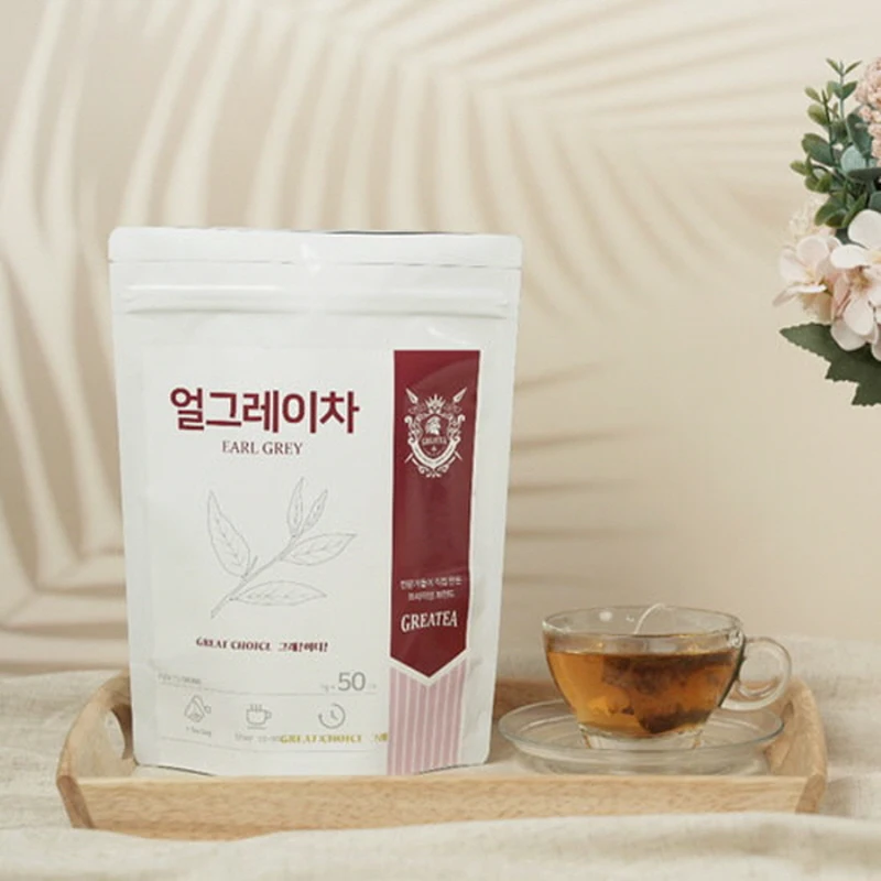 Greatea 그래이티 얼그레이 차 홍차 50티백
