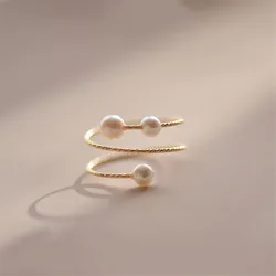 Handmade Natural Pearls Ring Handmade Jewerly 14K Gold Filled Rings Gift Boho Anillos Mujer Bague Femme Rings For Women