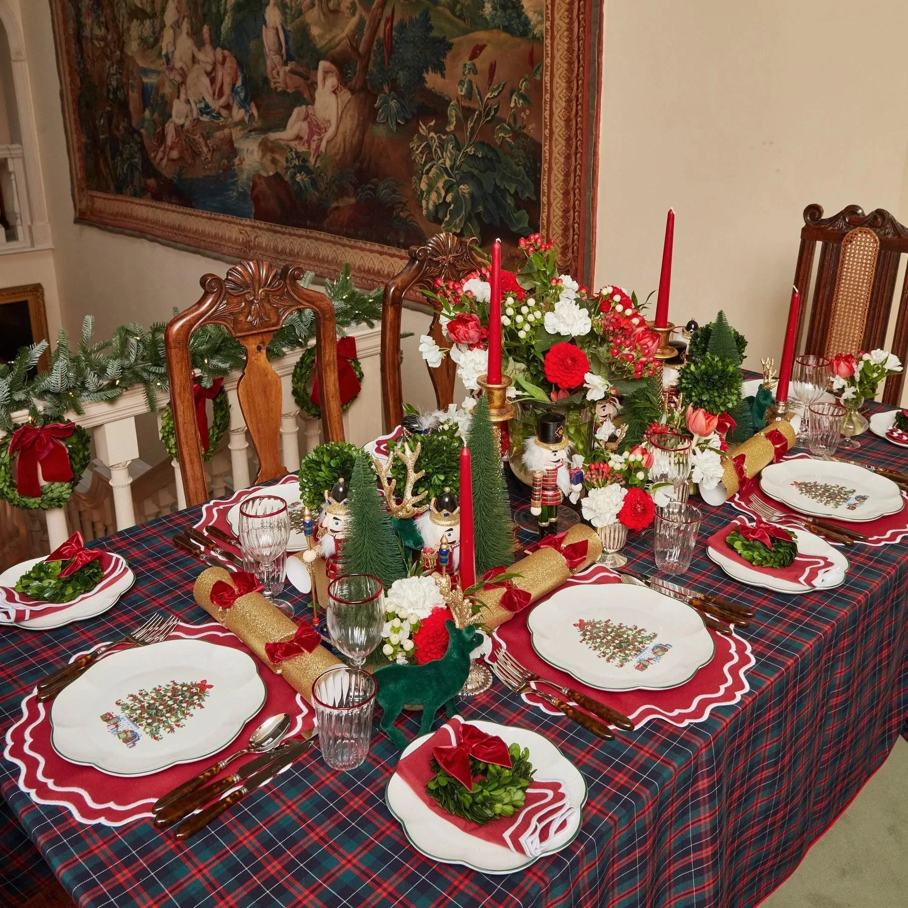 2023 Christmas Table Decor Placemat Napkin Set