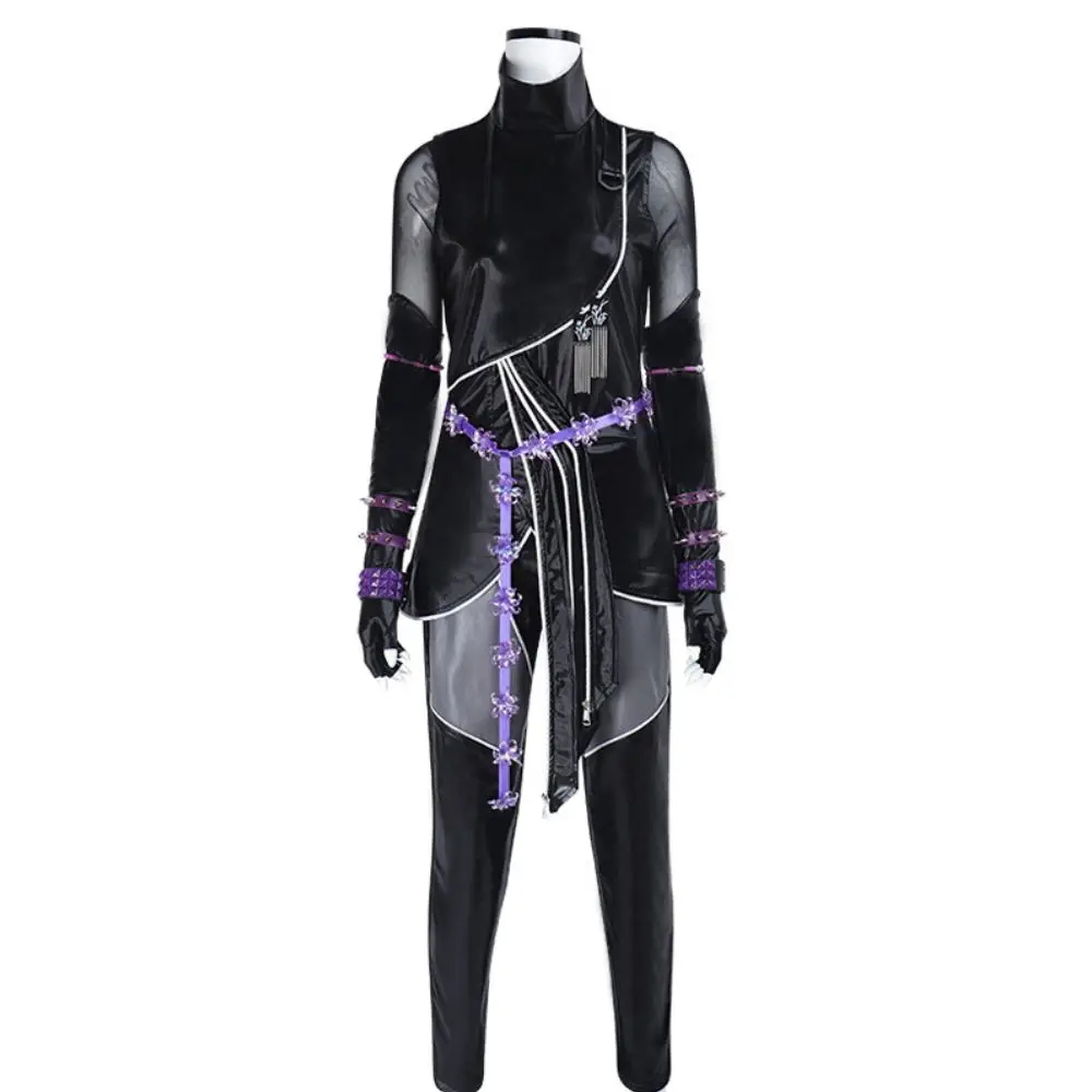 Disfraz de Kpop Rumi Zoey Mira para adulto, disfraz para mujer y niña, ropa de cuero, trajes de juego de rol, traje de Carnaval de Halloween