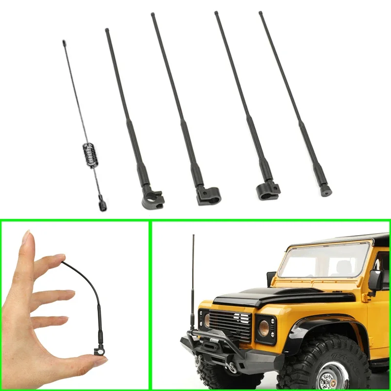 Antenne de Simulation décorative, ligne de Signal pour voiture sur chenilles 1/10 1/8 RC Traxxas TRX4 Defender AXIAL SCX10 RC4WD, 1 pièce
