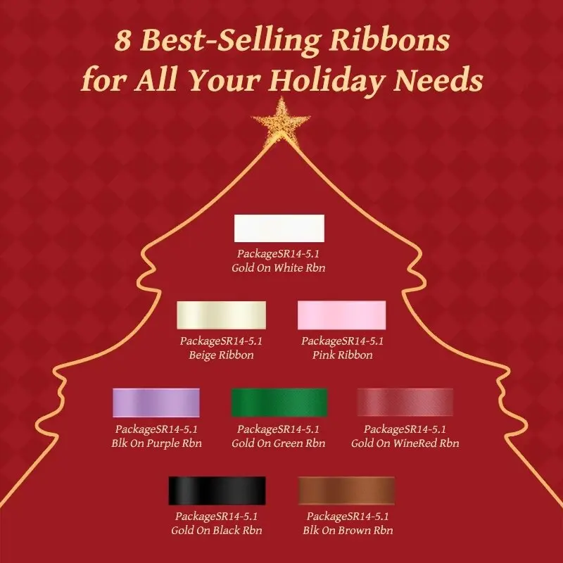 Christmas Gift Niimbot B18/N1 Ribbon Waterproof Heat Transfer Label Carbon Tape Set for Name Flowers Gift
