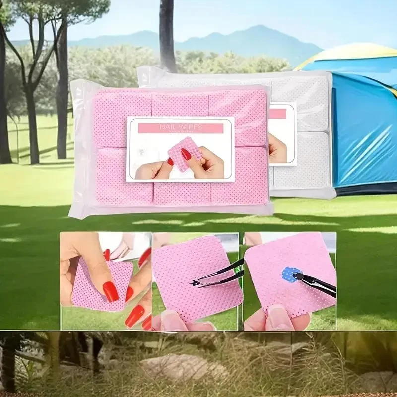 

Nail Polish Remover Wipes, 300pcsset Nail Polish Remover Pad, Quick Nail Polish Remover Mat, Professional Manicure Tool