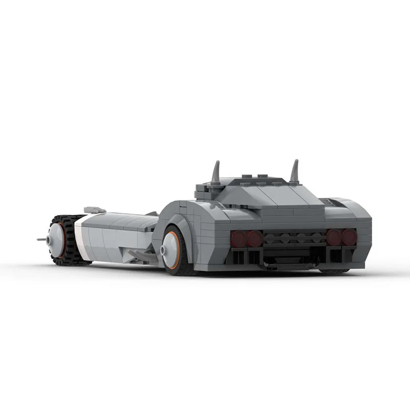 Car model MOC-57578 building block light gray cool unique design sports car puzzle assembly car parts kit toy male