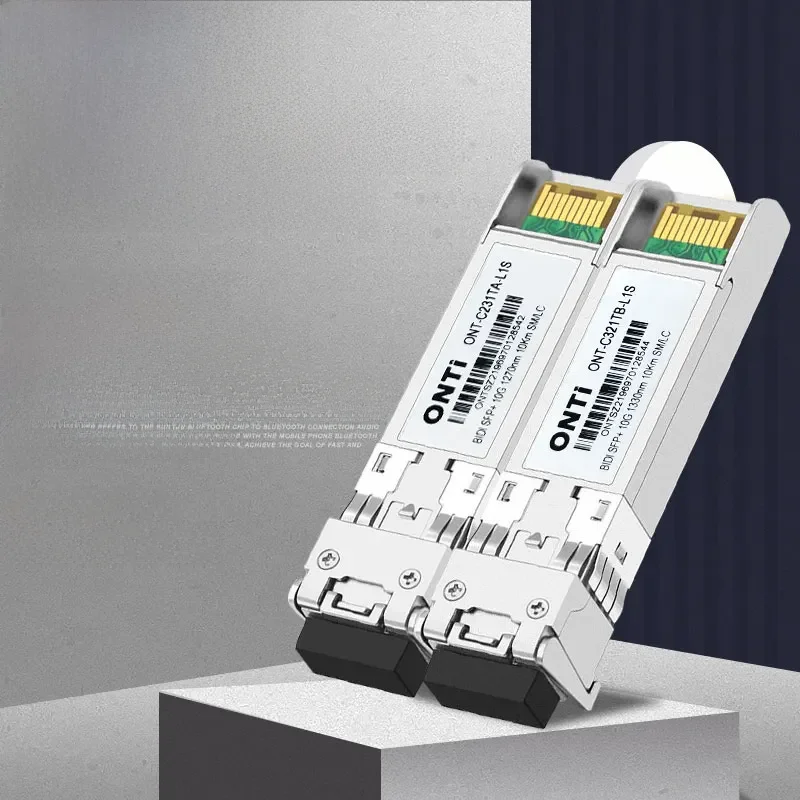 Moduł ONTi 10G BIDI SM LC WDM SFP+ 1270/1330nm Single Mode 10-80KM Moduł światłowodowy kompatybilny z przełącznikami Cisco — zdjęcie produktu 7