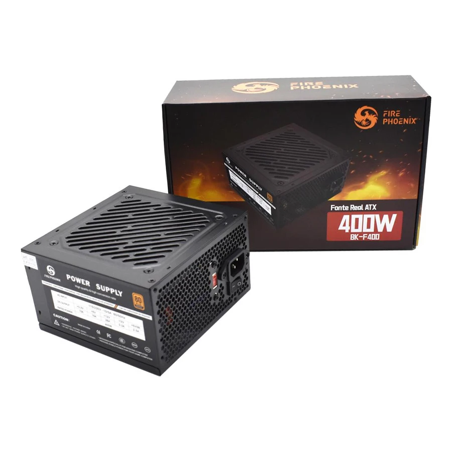 pc用atxゲーマー電源、80プラスブロンズ、400w、110v、220v、bk-f400、黒