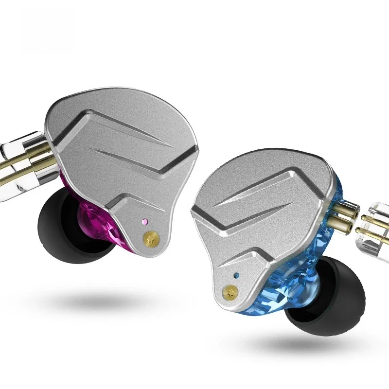 KZ ZSN Pro 1BA + 1DD technologia hybrydowa słuchawki douszne HIFI Bass metalowe słuchawki douszne słuchawki Bluetooth sportowy zestaw słuchawkowy z redukcją szumów — zdjęcie produktu 7