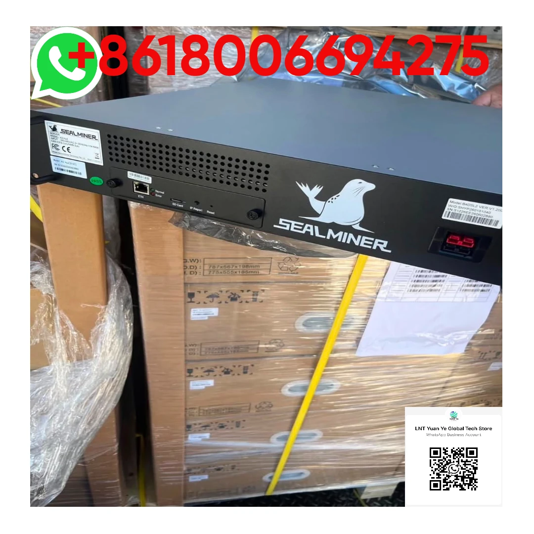 

B. NEW Bitdeer SealMiner A4 Ultra Hydro (886TH/s) SHA-256 at 8,372.7W BITCOIN MINER