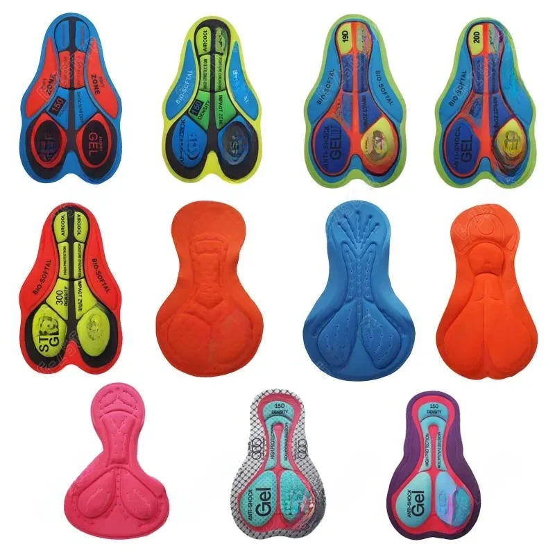 AliExpress NONE Men Cycling Gel Pad 9D Shockproof Pink Cushioned Pad Women Breathable Hole Riding Base Cushion 12D 19D 20D Moto Silicone Gel Pad