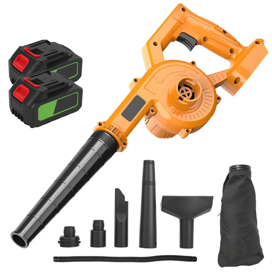 SEEISWORK Cordless Leaf Blower High Power Electric Air Blower Efficient Leaf Snow Dust Blowing for Makita 21V