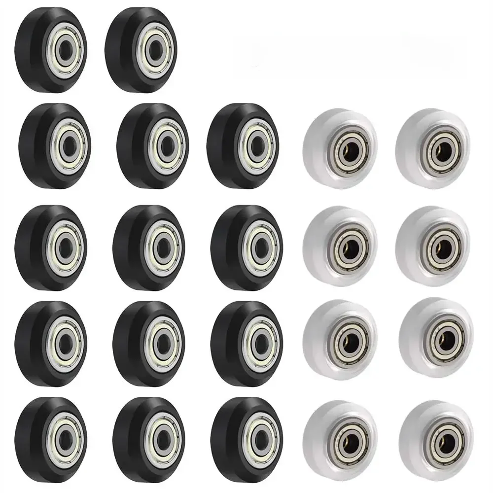1/5/10/24PCS Koło POM z łożyskiem liniowym 625ZZ Drukarka 3D Koło POM Plastikowe koło pasowe do części do grawerowania laserowego Ender 3 CR-10 — zdjęcie produktu 7