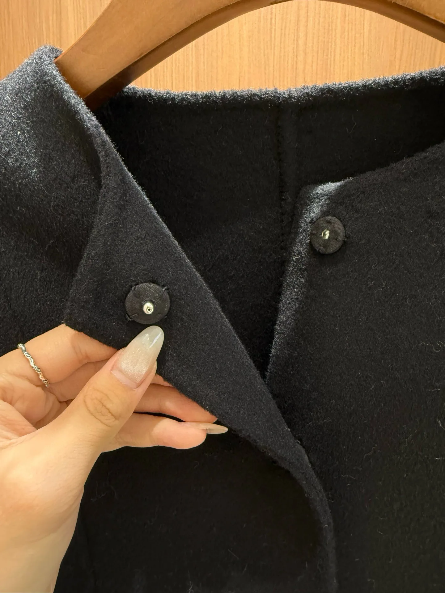 سترة كشمير أنيقة فاخرة بلون سادة #5