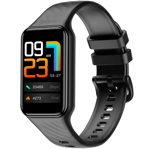 Blackview Smartwatch with 1.47 inches Screen IP68 Waterproof Smart Watch with Heart Rate, Sleep Tracker for iPhone, Android Huawei Xiaomi (Black)